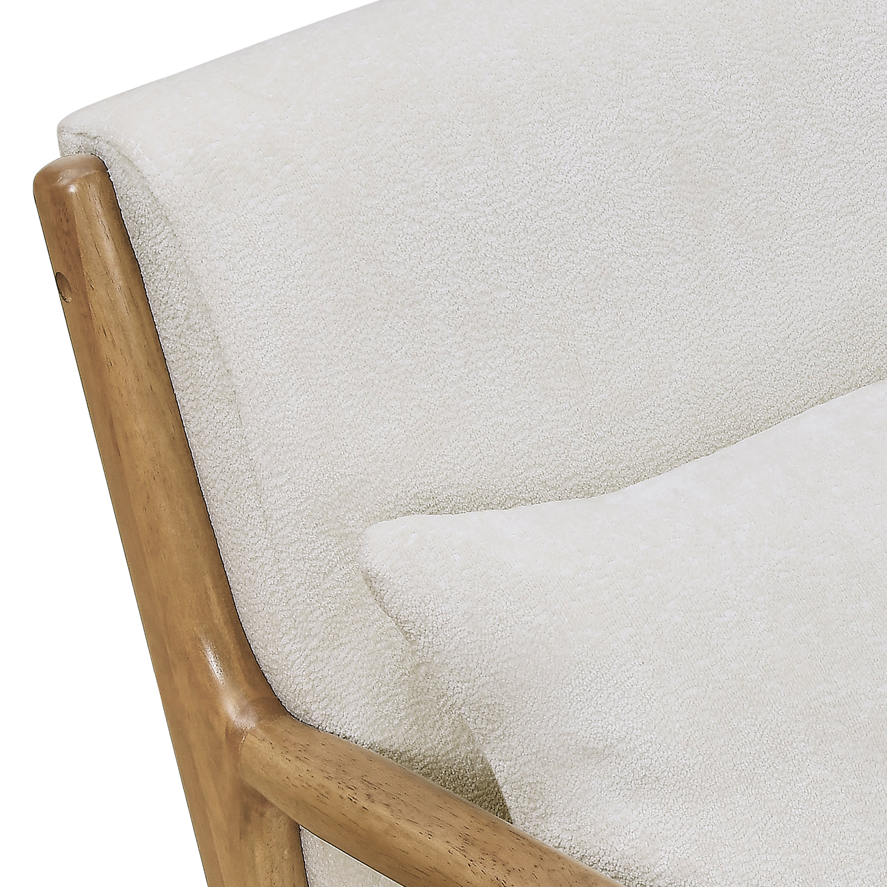Mid Century Modern Accent Chair with Removable Lumbar Pillow - Roundhill Furniture Eterna - Perfect for Living Room, Bedroom & Office Decor