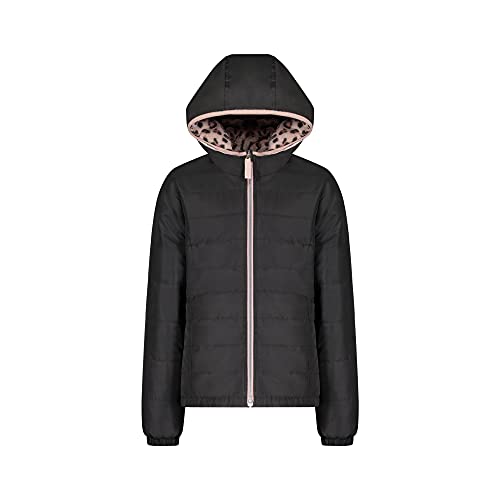Black Reversible Pink Cheetah