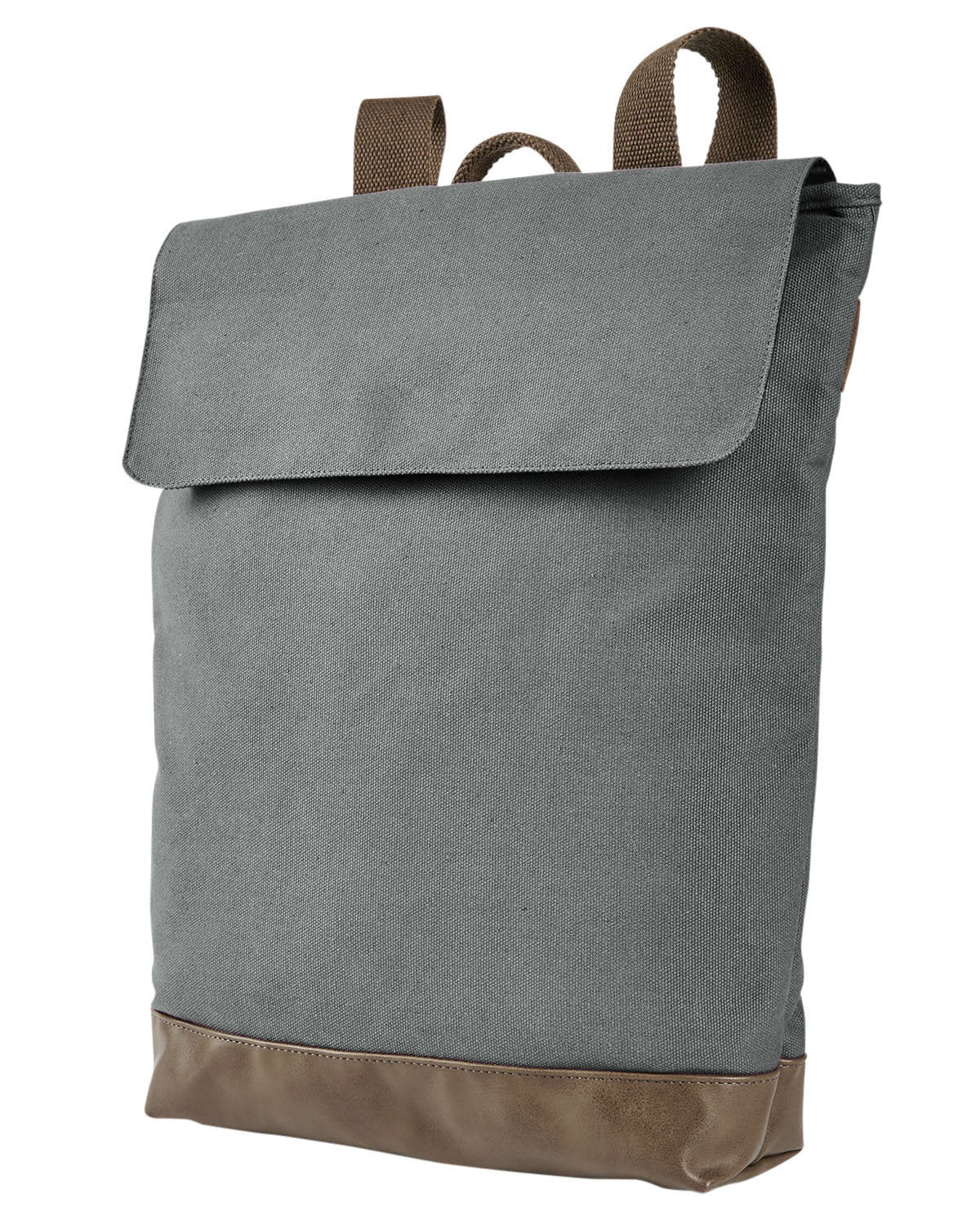 Authentic Pigment AP1922 Canvas Rucksack - Durable & Stylish Backpack for Travel, Hiking & Everyday Use