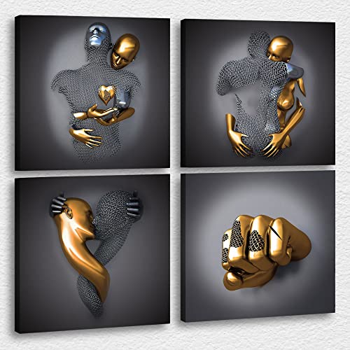 4 Piece 3d Canvas Print-27