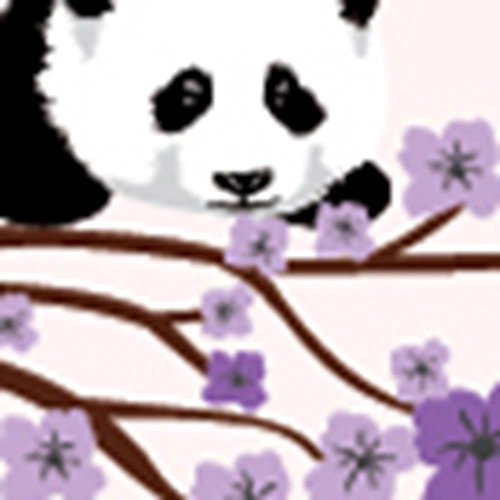 Purple Brown With Panda