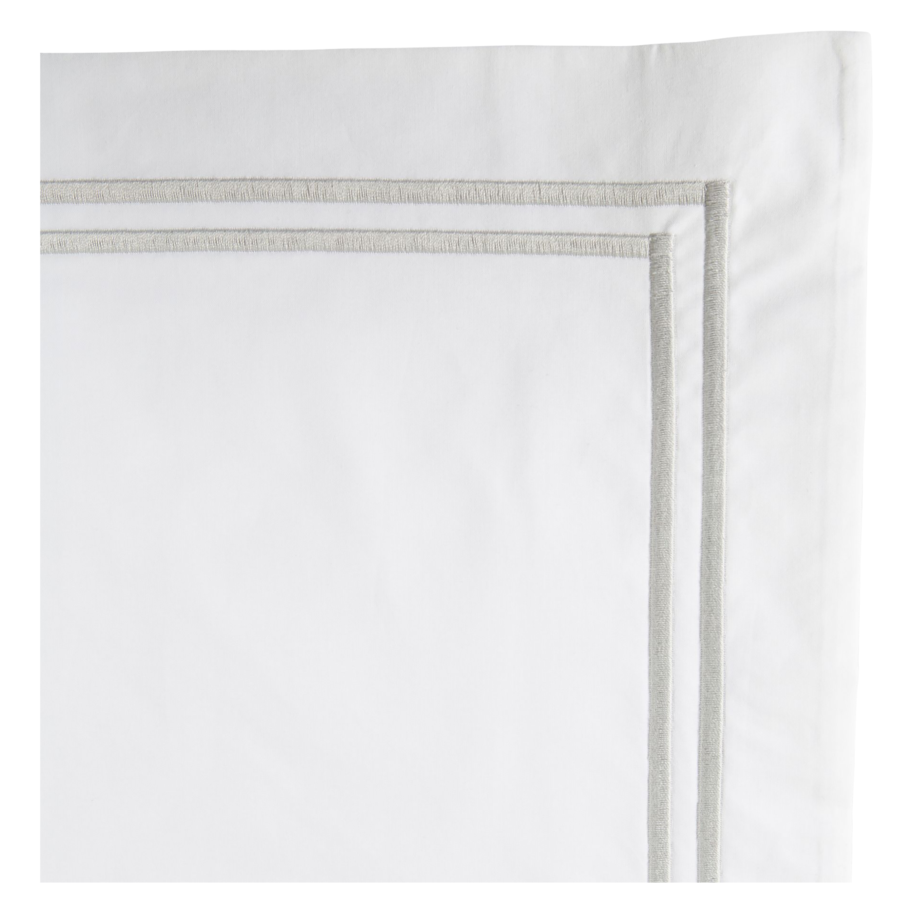 Elte Satin Stitch Sham Pillowcase - Luxury Bedding Set for Home Decor, Hotel & Airbnb Use - Soft & Breathable Cotton Blend for Ultimate Comfort