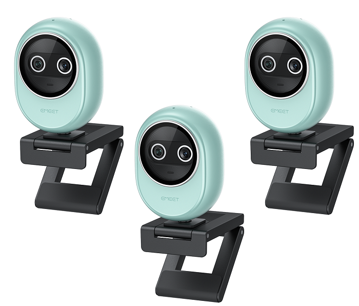 EMEET Piko & Piko+ AI-Powered 4K Webcam with Dual Camera - 3 Color Options for Video Conferencing, Online Classes & Streaming