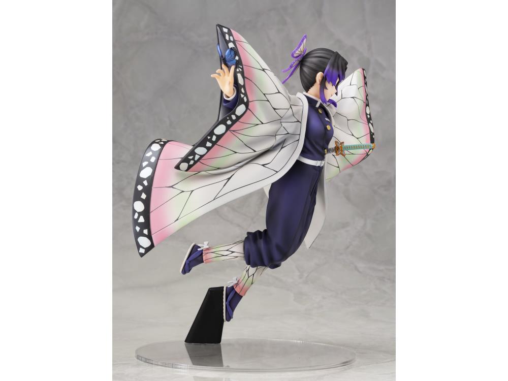 Aoshima 1/7 Scale Figure - Demon Slayer Kimetsu no Yaiba Shinobu Kocho Anime Collectible Statue for Home Display & Anime Fans Gift