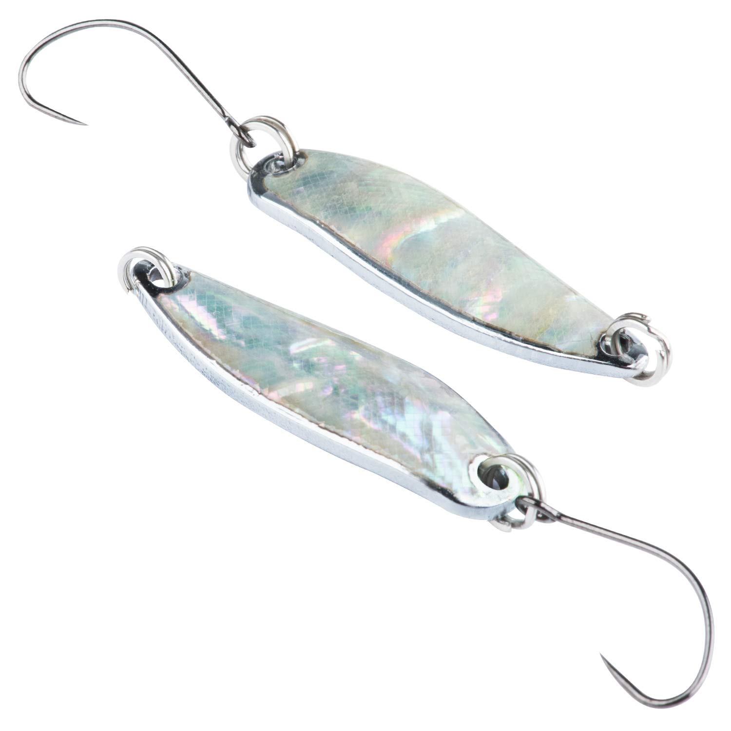 Goture Fishing Spoon Lure - Reflective Metal Jig Lures for Panfish, Sunfish, Bluegill, Walleye, Crappie, Pike, Trout & Bass - Perfect for Freshwater and Saltwater Fishing