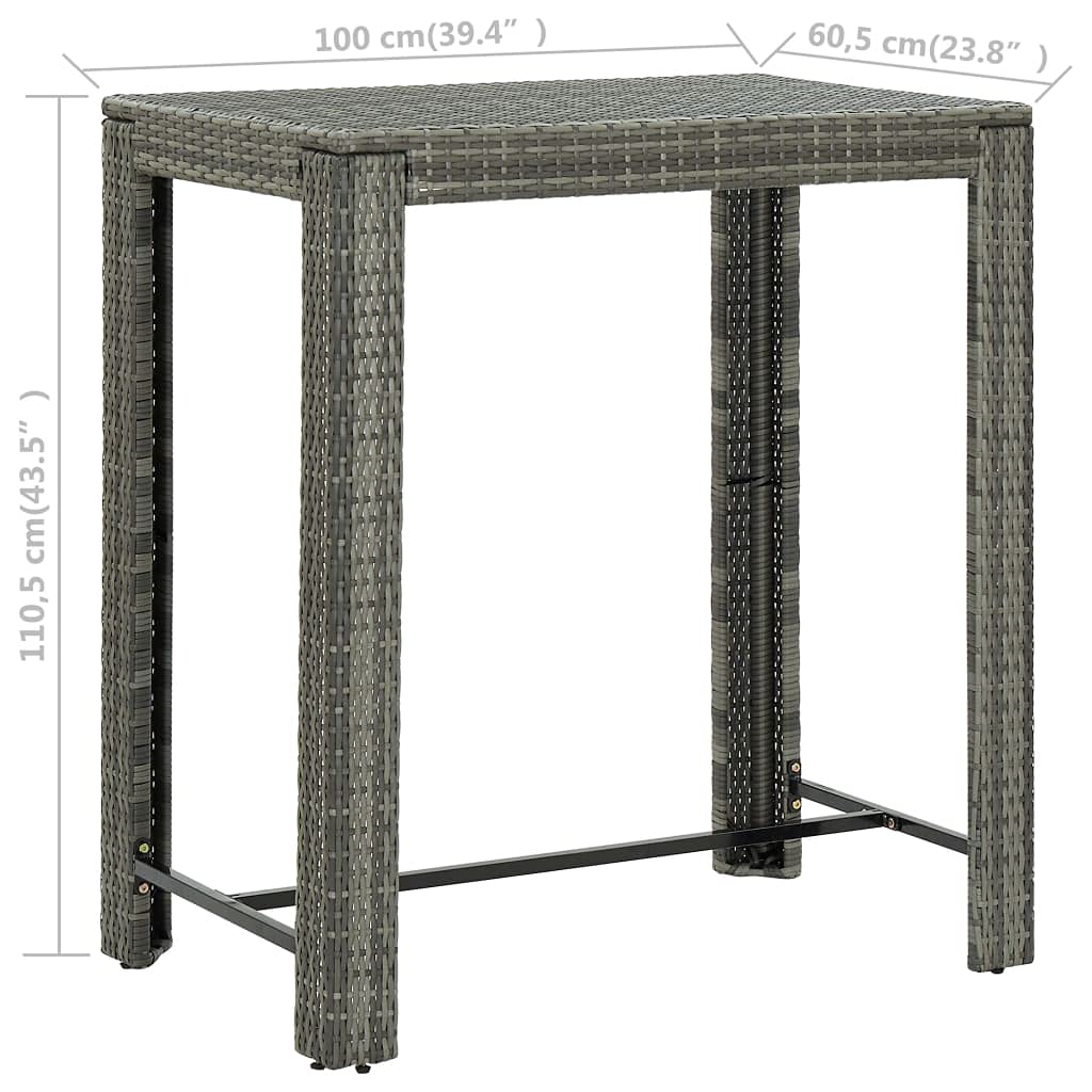 Outdoor Bar Table - 39.4