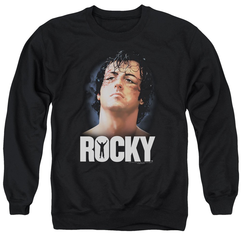 Rocky The Champ Unisex Crewneck Sweatshirt for Men & Women | Comfortable Cotton Pullover Hoodie | Perfect for Gym, Casual Wear & Street Style