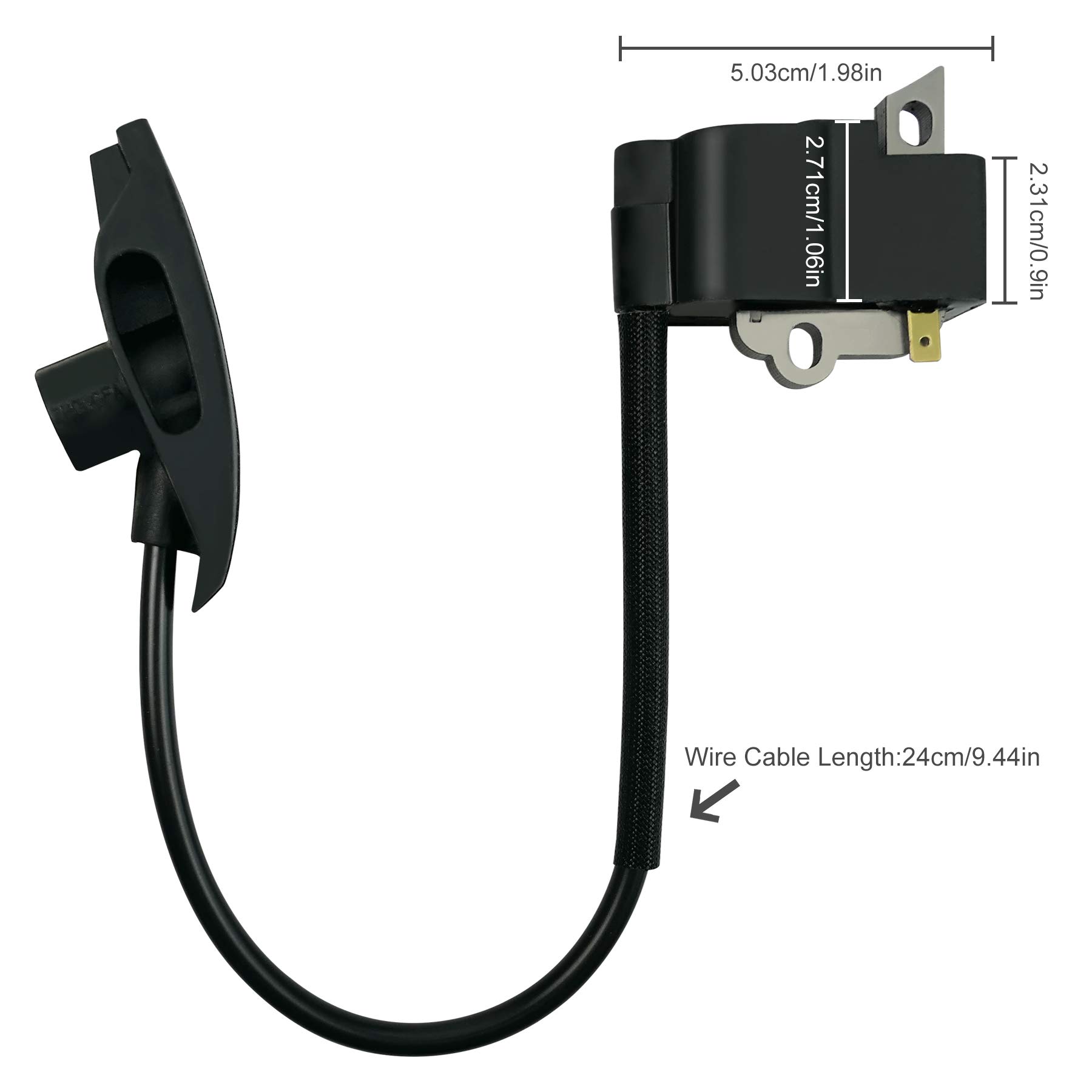 Stihl BR350 BR350Z BR430 BR430Z BR450 SR430 SR440 SR450 Ignition Coil Replacement Part 4244 400 1303 - Compatible with Backpack Blowers & Sprayers - Durable OEM Upgrade for 4244 400 1307 - Perfect for Landscaping & Professional Yard Maintenance
