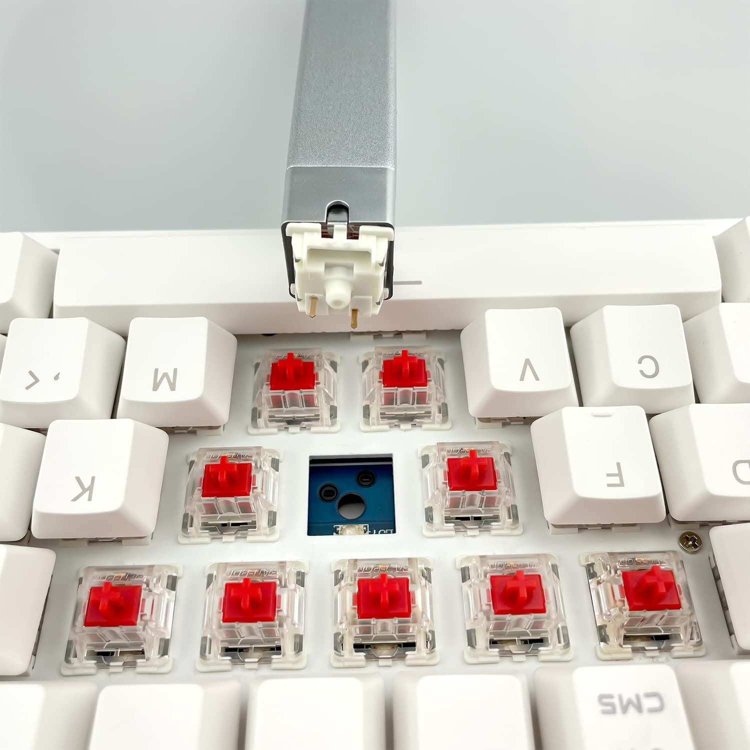 Gateron G Red Pro Switches - Pre-lubed 3pin RGB SMD Linear for Gaming Mechanical Keyboards (36pcs) - Perfect for Esports & Typing