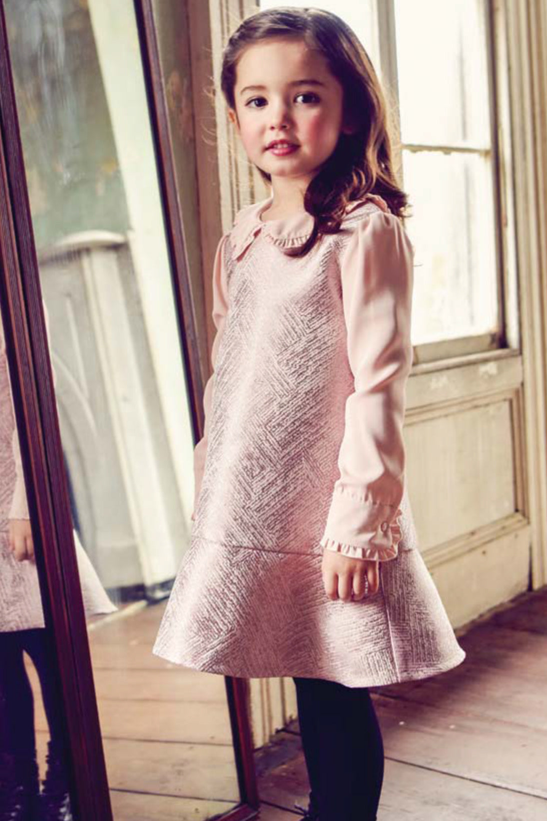 Imoga Pier Powder Girls Dress - Elegant & Comfortable Kids' Party Wear for Special Occasions, Birthdays & Photo Shoots