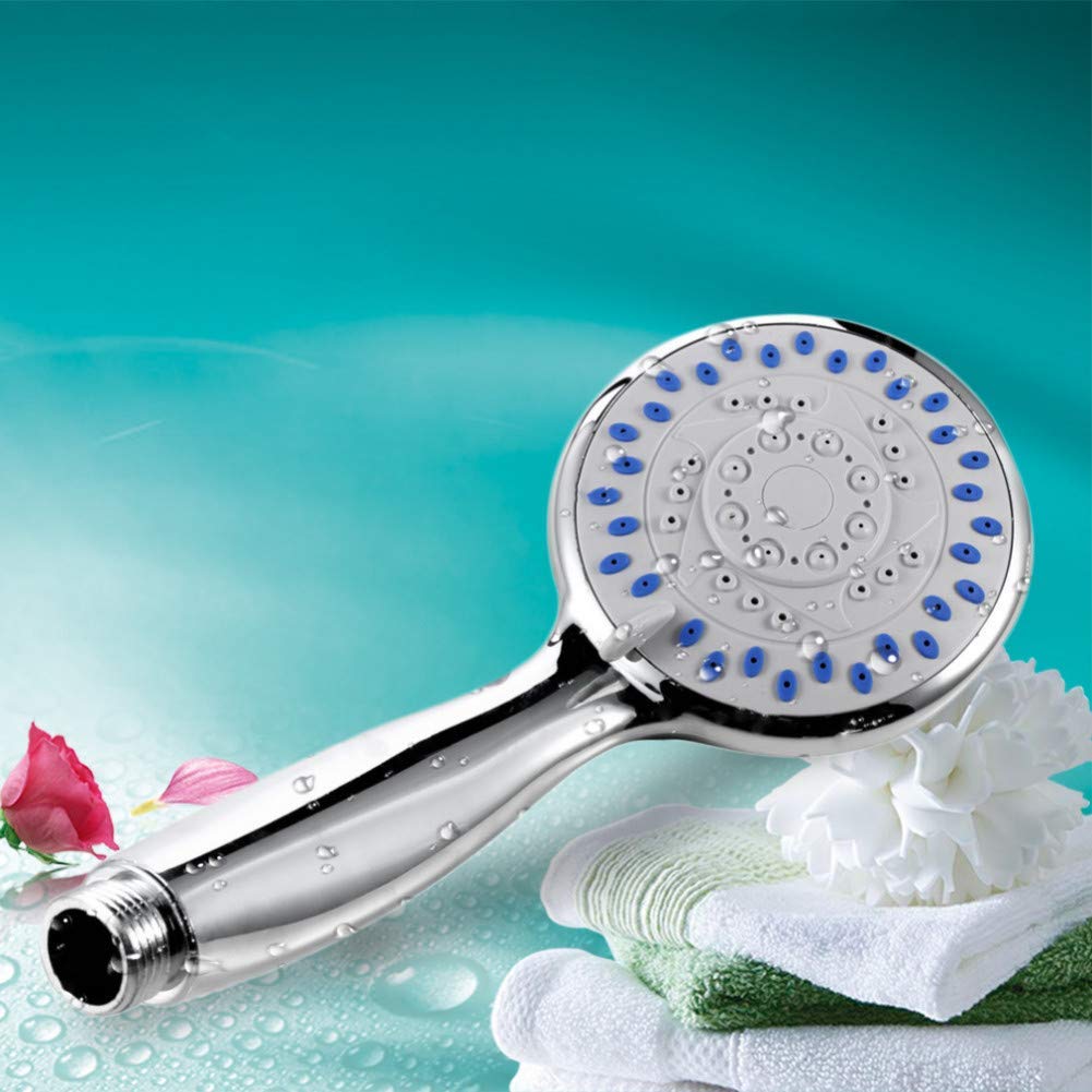 KXA High Pressure Handheld Shower Head - Chrome Finish Anti-Limescale Showerhead with Multiple Spray Modes for Bathroom, Spa & Pet Washing