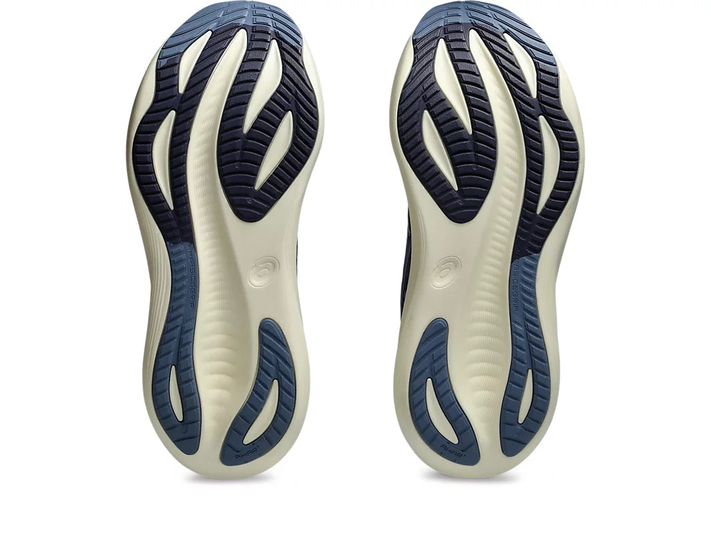 ASICS Gel-Nimbus 27 Men's Running Shoes (2E Wide Width) - Indigo Fog/Denim Blue | Cushioned Support for Long-Distance Running & Marathon Training