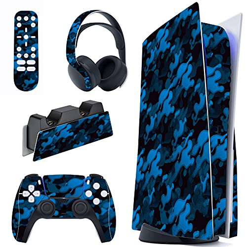Camouflage Noir Bleu