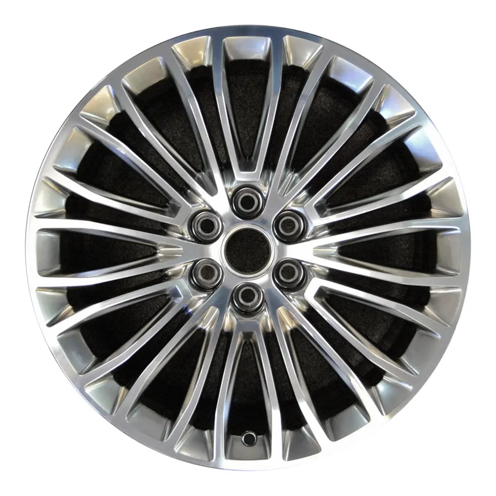 20 Inch Cadillac XT5 OEM Replacement Wheel ALY04808 (Fits 2017-2020 Models) - Hypersilver Finish - Part #23403702 - Perfect for Luxury SUV Upgrades & Wheel Replacements