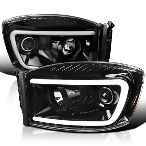 Jet Black Housing Clear Lens