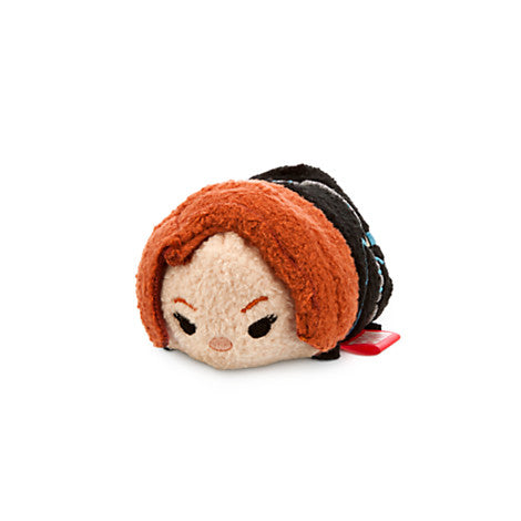 Disney Marvel Black Widow Tsum Tsum Mini Plush Doll - Soft Stuffed Collectible Toy for Kids & Adults - Perfect for Bedroom Decor, Movie Nights & Marvel Fan Gifts