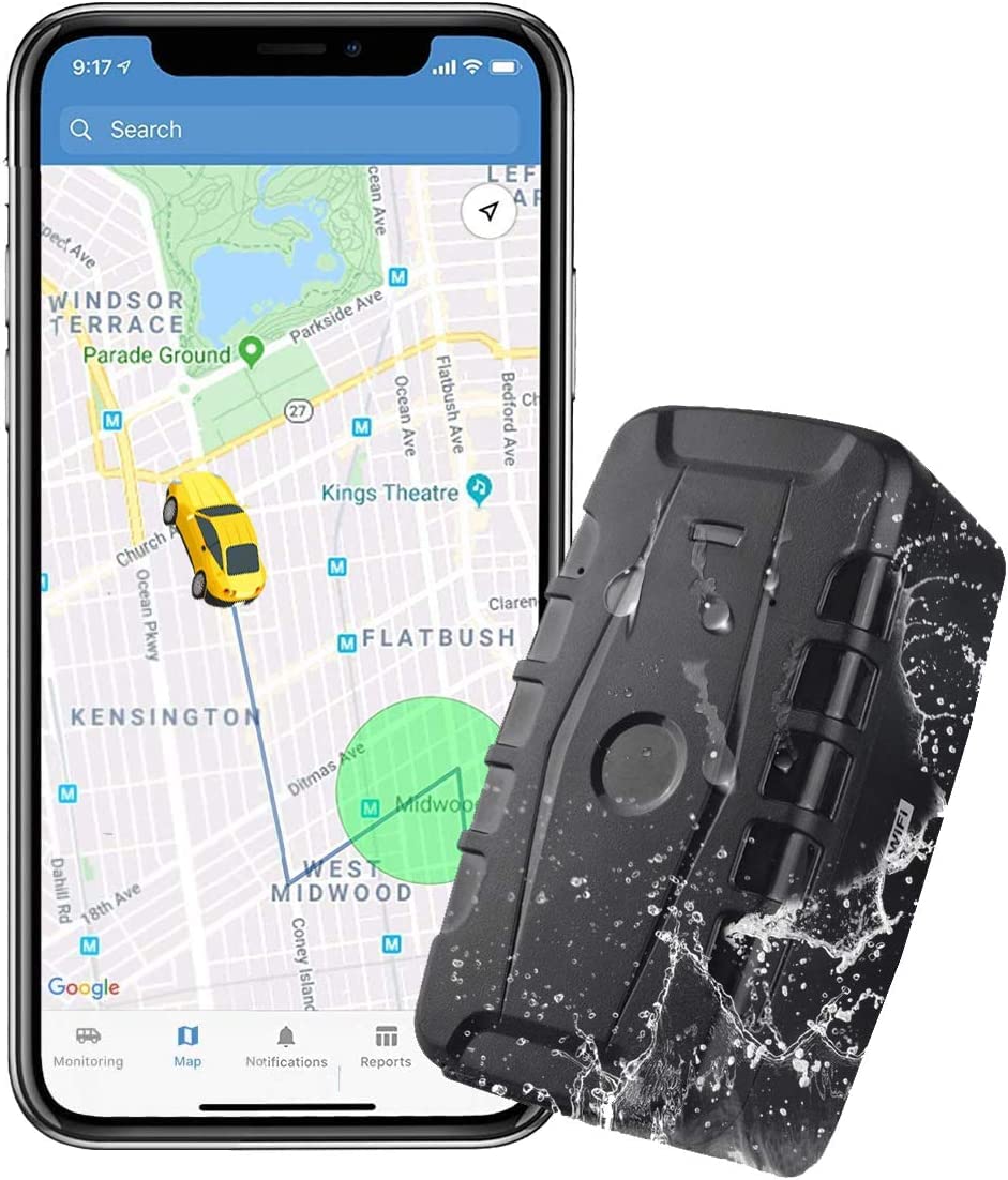 Zeerkeer GPS Tracker for Vehicles - Waterproof Real-Time Anti-Theft Tracking Device with Powerful Magnet, 240 Days Standby & 20000mAh Battery, Free App & Worldwide Coverage - Perfect for Cars, Trucks, Motorcycles & Fleet Management