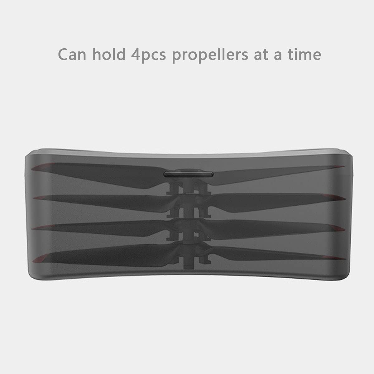 DJI FPV Quick-Release Propeller Storage Box - Dustproof Case Holds 4 Propellers - Perfect for Drone Accessories Organization & Travel Protection