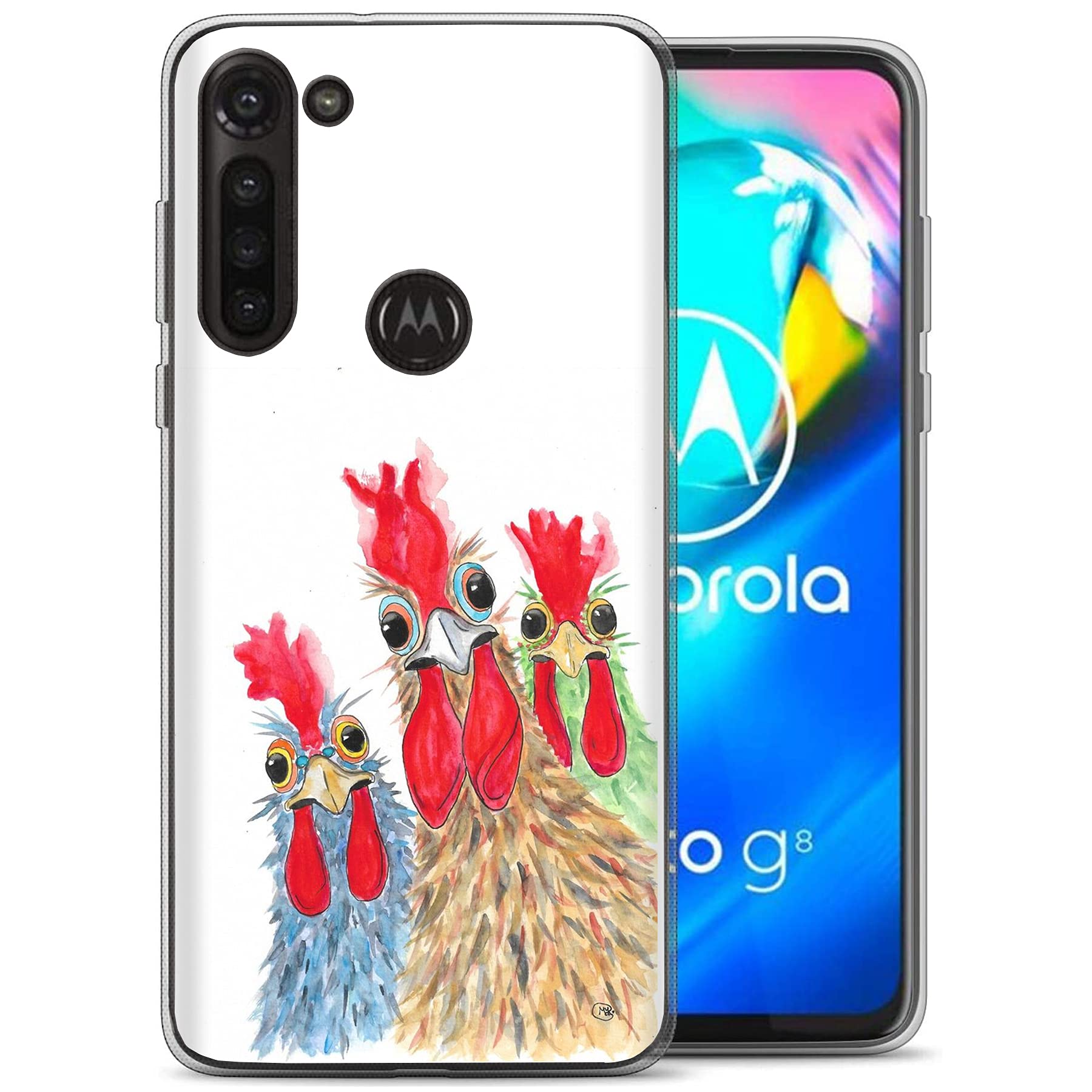 Slim Protective Case for Motorola Moto G8 Power - Shockproof Flexible TPU Cover with Anti-Slip Grip | Perfect for Everyday Use, Outdoor Activities & Travel Protection