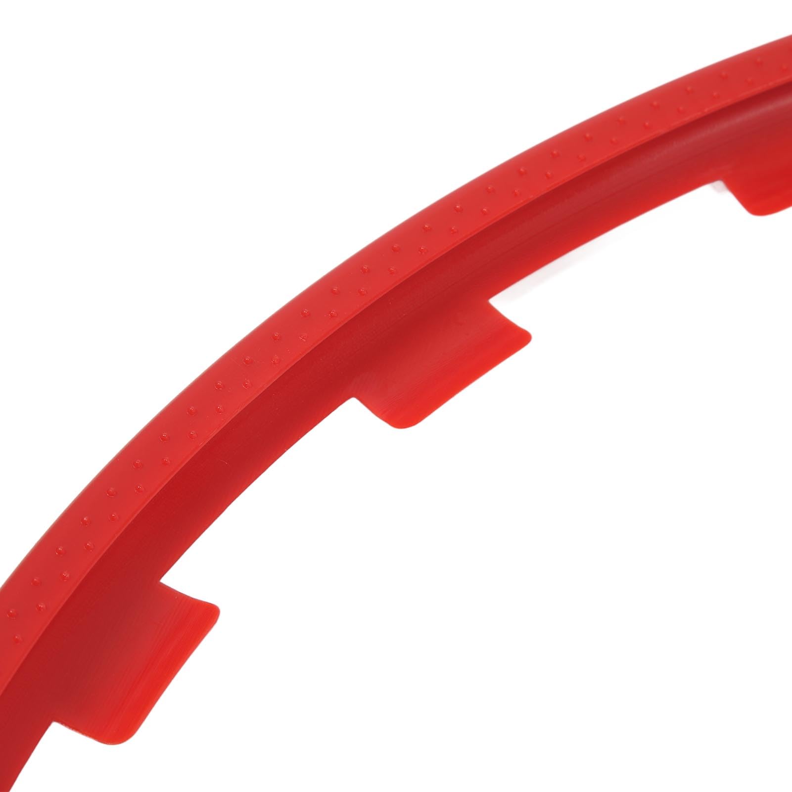 FOSA 4PCS Wheel Rim Rings - Stylish & Durable 19 Inch Wheel Edge Trim Protector for Cars & Trucks (Red) | Perfect for Off-Road Adventures & Custom Vehicle Styling