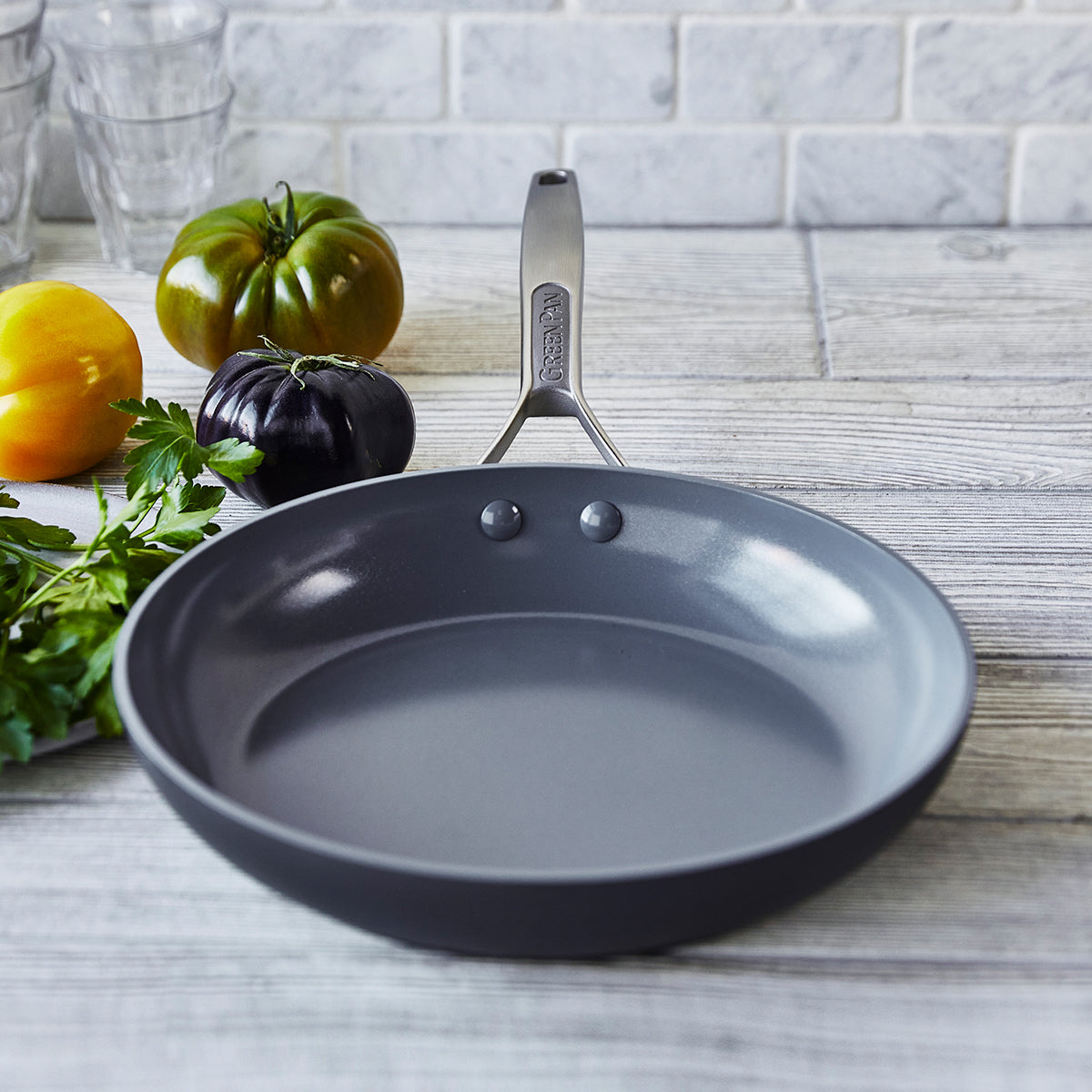 Paris Pro Ceramic Nonstick 10-Inch Frying Pan - PFOA Free, Dishwasher Safe Skillet for Healthy Cooking - Perfect for Eggs, Pancakes & Stir Fry