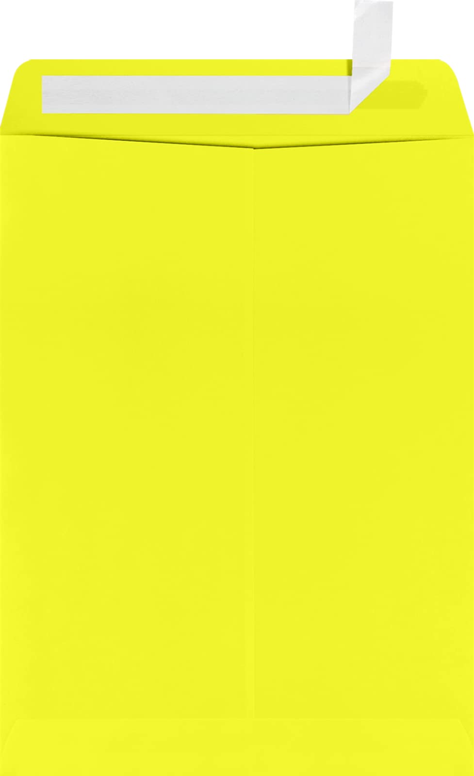 LUXPaper 9 x 12 Open End Envelopes - Peel & Press Self-Sealing - Citrus Yellow Color - 80lb Text Weight - Pack of 1,000 | Perfect for Mailing, Business Correspondence & Invitations