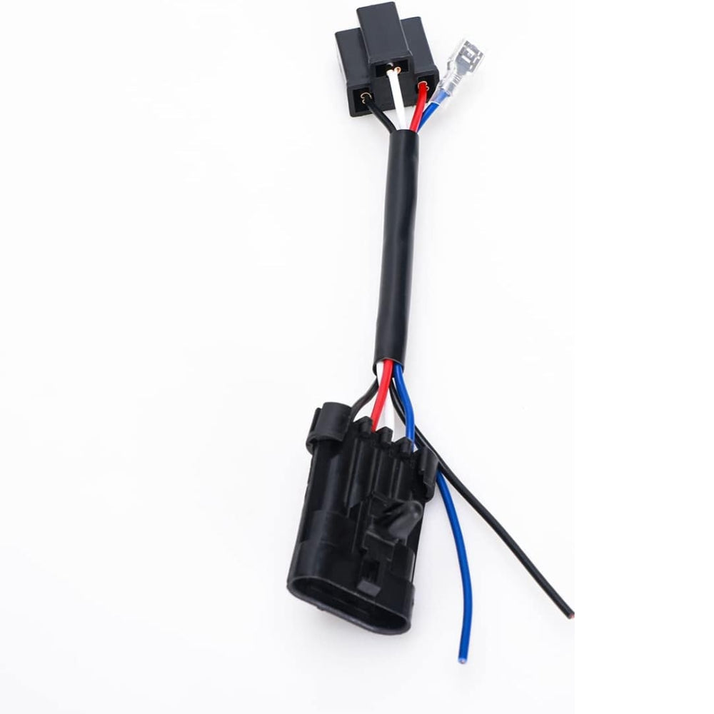 5.75 inch & 7 inch LED Headlight Wire Harness - 4 Pin to H4 Conversion Adapter Kit for Car, Truck, Motorcycle - Waterproof & Easy Installation for Off-Road, Night Driving