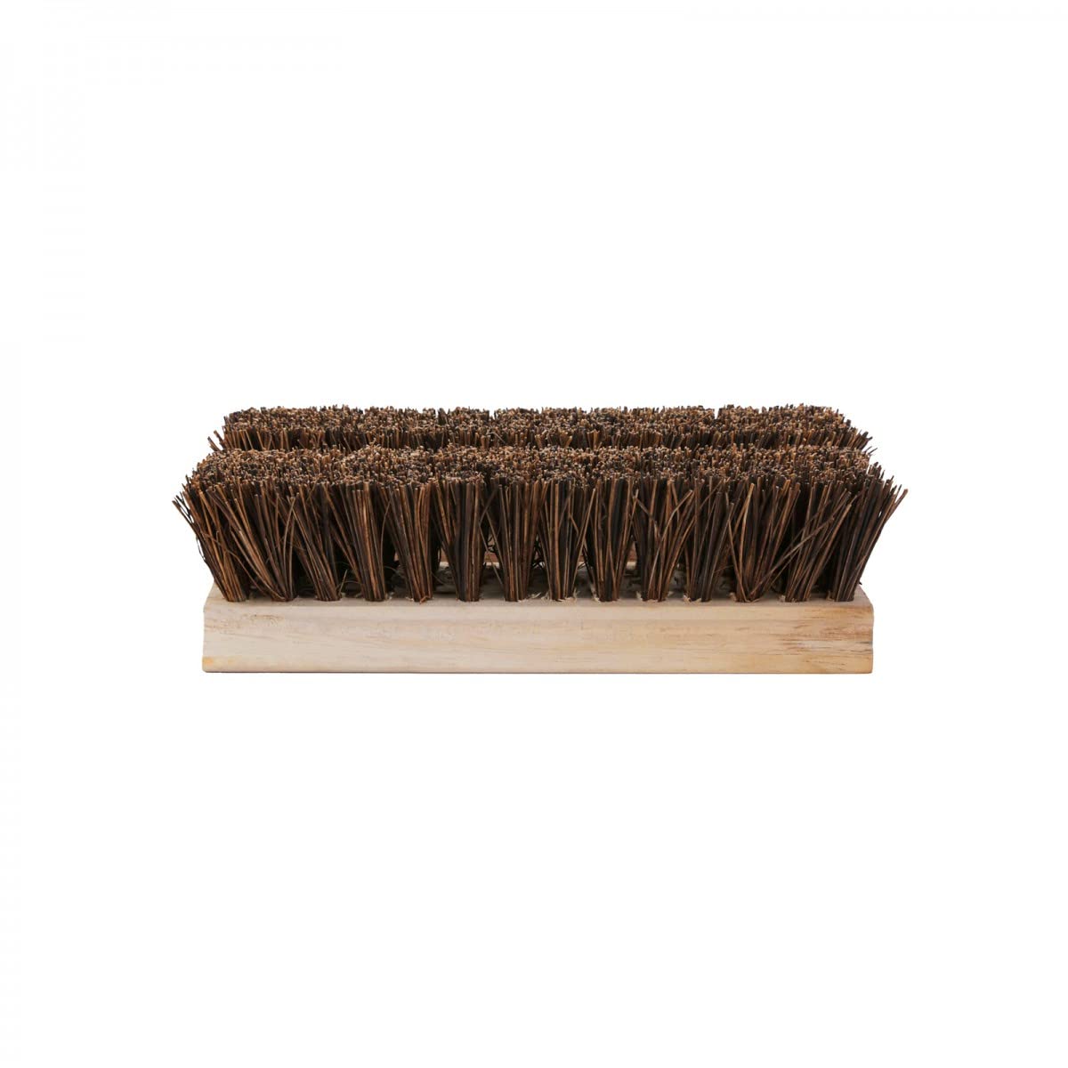 4-Pack Natural Wood Boot Scraper with Replacement Bristle Brush - Heavy Duty Shoe Cleaner for Mud, Snow & Dirt - Perfect for Entryways, Garages & Farms