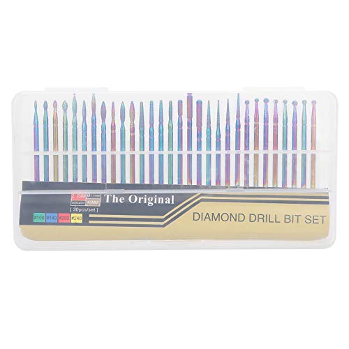 Professional Nail Drill Bits Set - Interchangeable Nail Grinding Heads for Acrylic & Gel Polish Removal - Perfect for Nail Art Salons, Home Manicures & DIY Nail Care