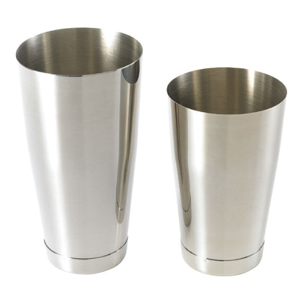 Barfly by Mercer M37009 Stainless Steel Cocktail Shaker Tin Set - 28 oz & 18 oz with Mirror Finish - Professional Bartender Tools for Mixing Drinks at Home or Bar