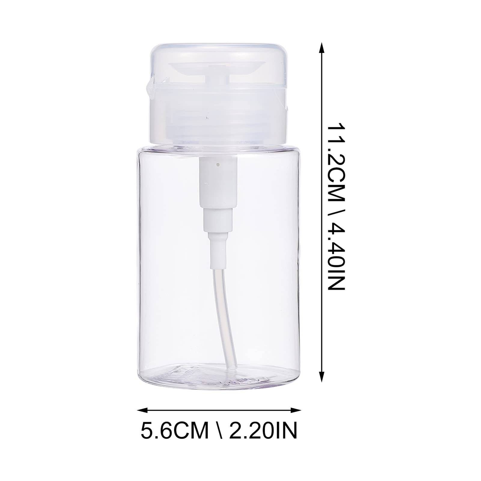 3pcs White Plastic Squeeze Spray Bottles for Manicure, Cleaning & Alcohol Dispenser - Empty Lotion Bottles for Nail Salon, Home & DIY Liquid Solutions (Great for Nail Polish Remover, Cleaning Supplies & Beauty Products)