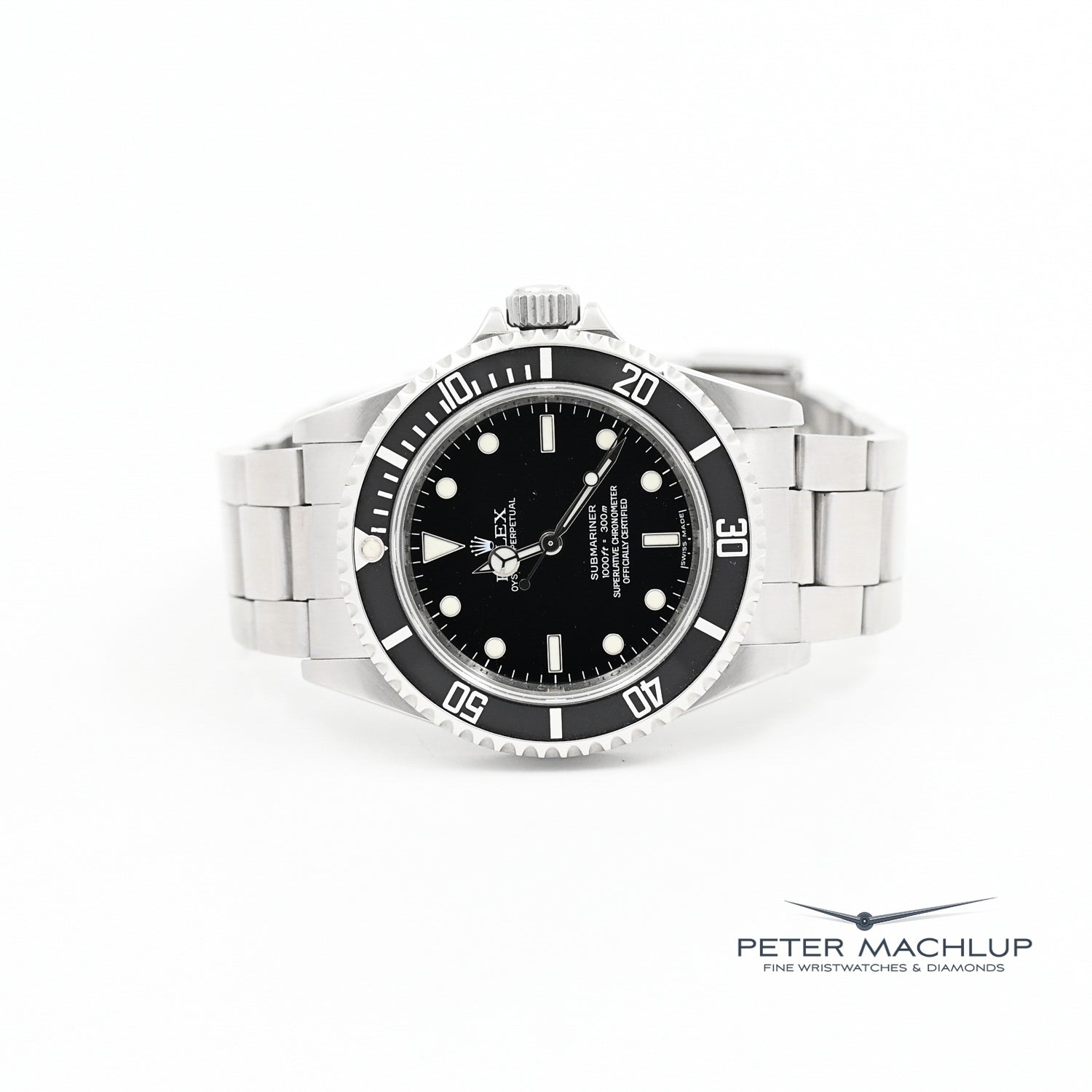Original Rolex Submariner No Date 2008 Men's Luxury Dive Watch - Stainless Steel, Waterproof, Swiss Made - Perfect for Diving, Business & Formal Occasions