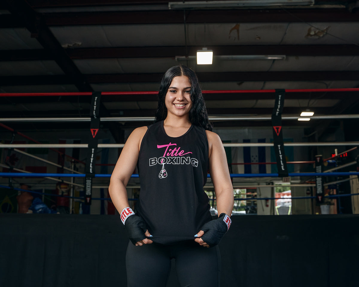 TITLE Boxing Chic Script Women's Tank Top - Comfortable Workout & Gym Apparel for Fitness, Running & Training
