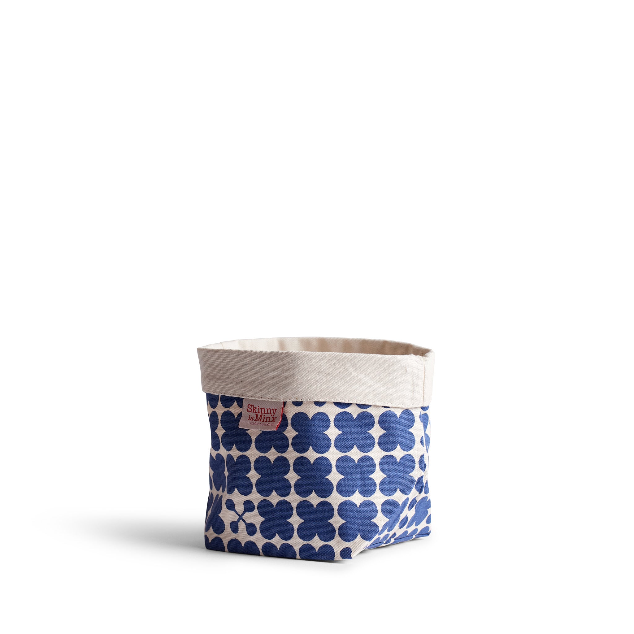 Scandi Candy Soft Bucket in Inky Blue - Stylish Storage Basket for Home Organization, Nursery, Laundry & Toys | Modern Scandinavian Design for Living Room, Bedroom & Bathroom Decor