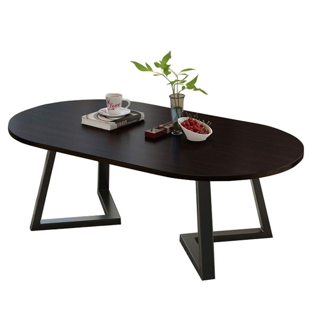 Modern Black MDF End Table - Simple Elegant Sofa Side Table & Coffee Table for Living Room, Bedroom, Home Office - Perfect for Small Spaces, Reading Nooks & TV Stand Decor