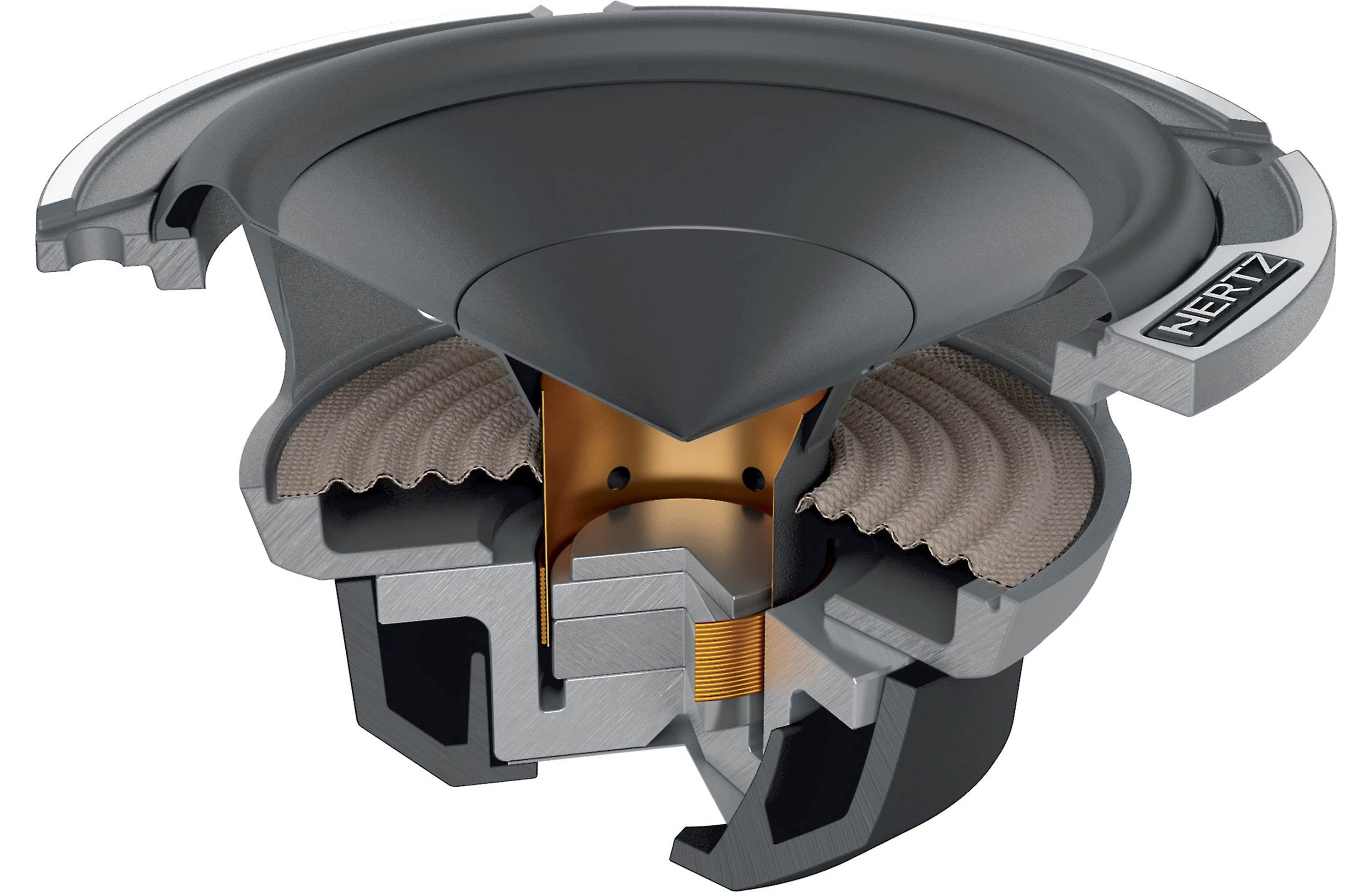 Hertz ML 70.3 Mille Pro 3 Midrange Component Speaker Pair - High Performance Car Audio System for Clear Sound in Vehicles & Boats