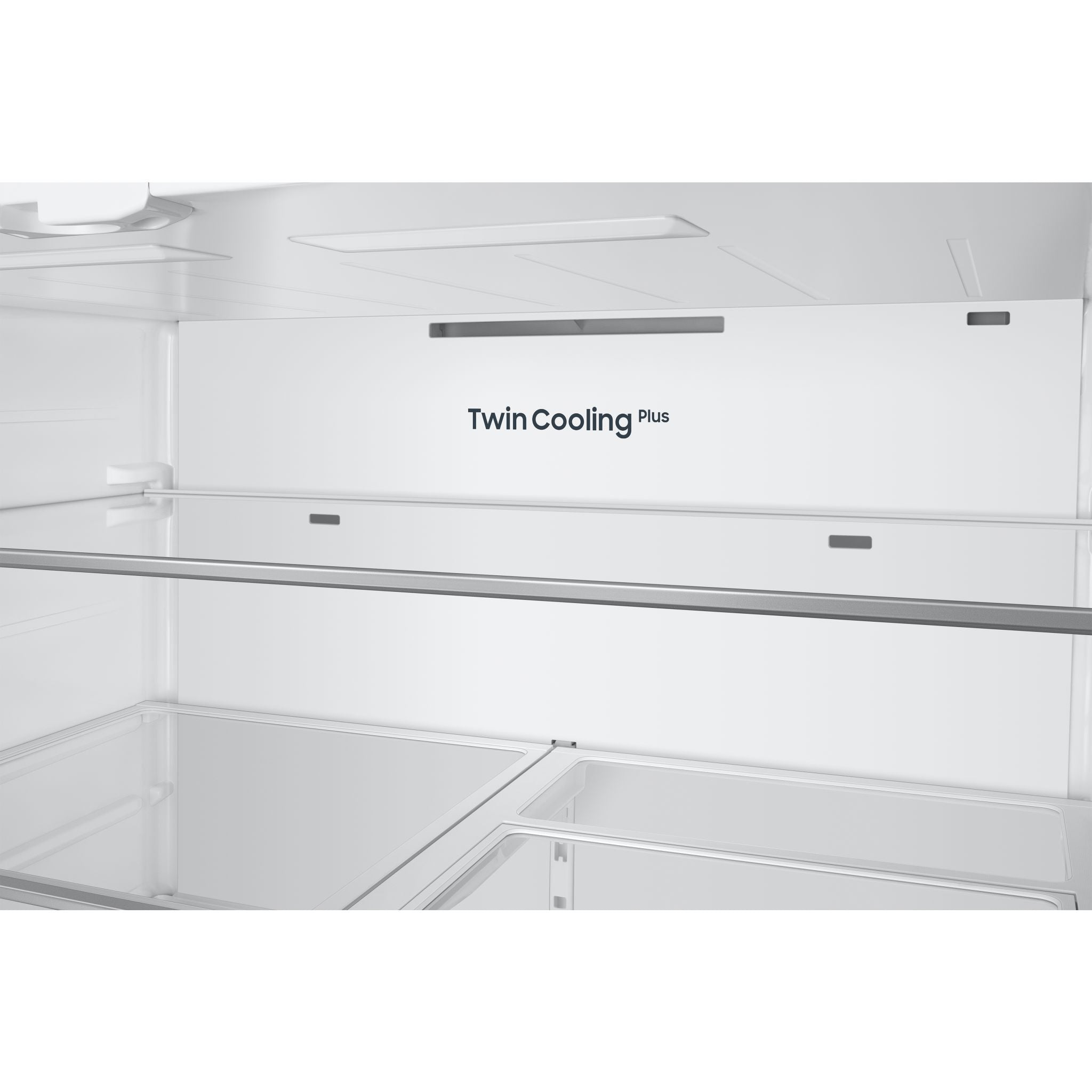 Samsung Bespoke 4-Door Flex Refrigerator with Family Hub - 30 cu. ft. Smart French Door Fridge (RF30BB6600QL) in Smudge-Proof Stainless Steel - Perfect for Modern Kitchens & Large Families