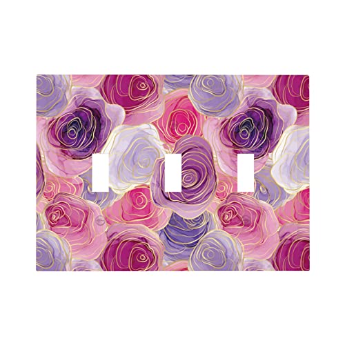 Marble Rose Wall Plate