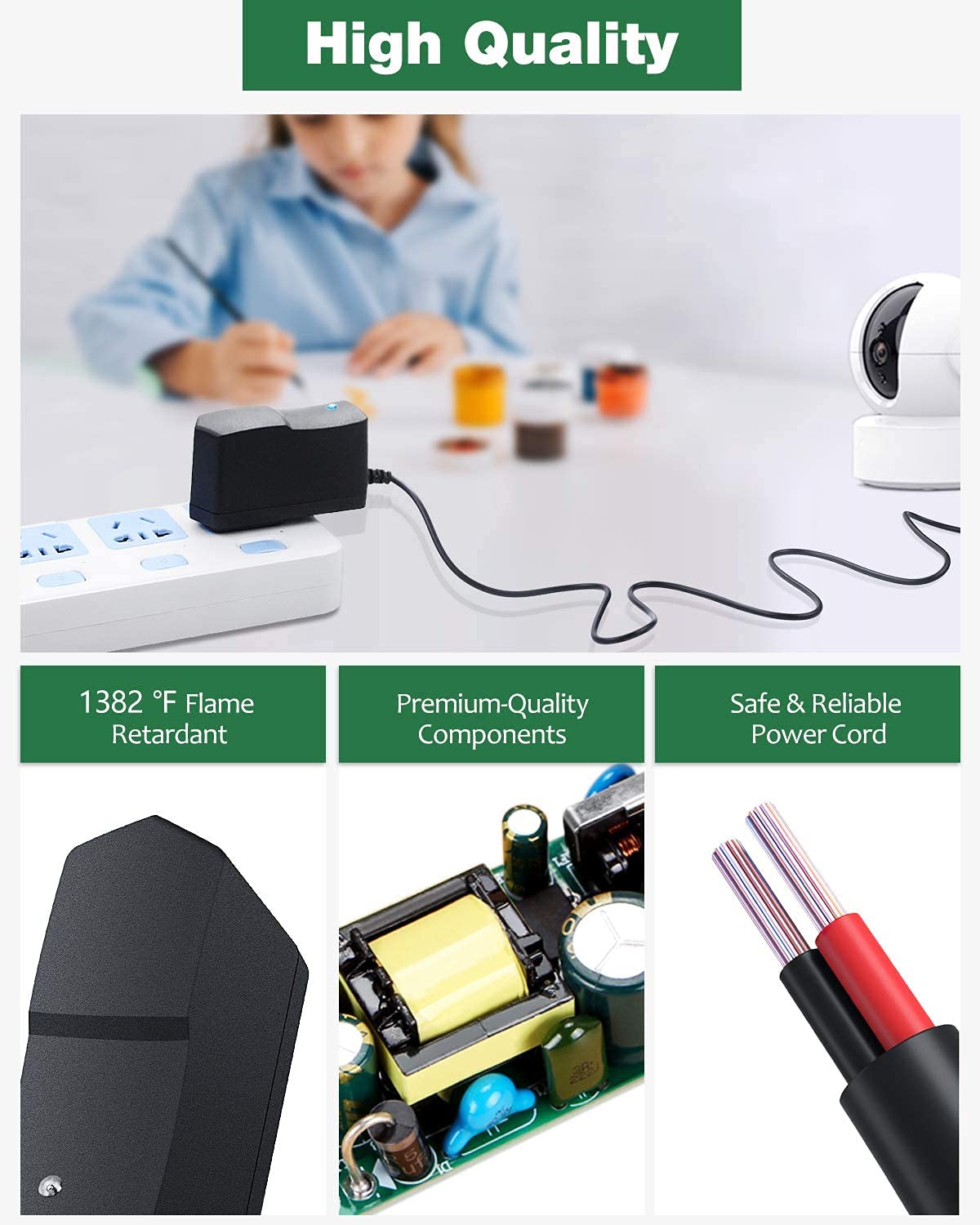 9V 1A AC/DC Power Adapter for Asus RT-N12/RT-N12HP/RT-N13U/RT-N14U/RT-N15U/RT-G32 Wireless N Router - Fast Charging, Universal Compatibility (Perfect for Home/Office Network Setup)