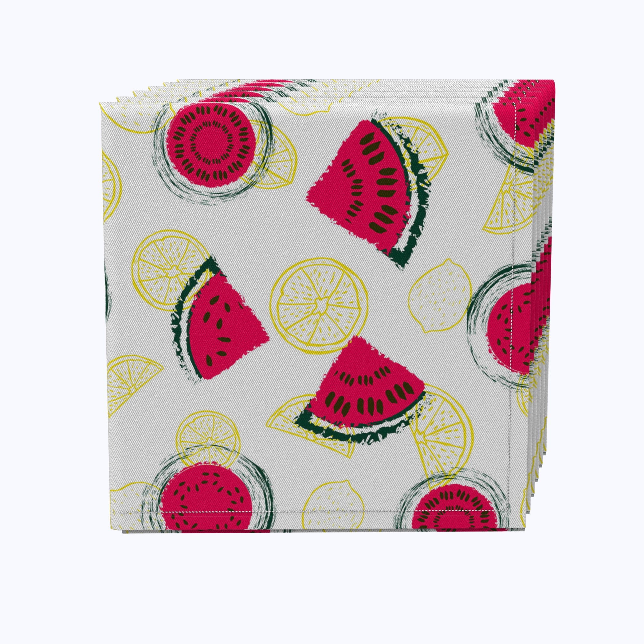 Premium Citrus Summertime Napkins - 100% Biodegradable Party & Picnic Napkins for Summer BBQs, Beach Outings, and Outdoor Dining