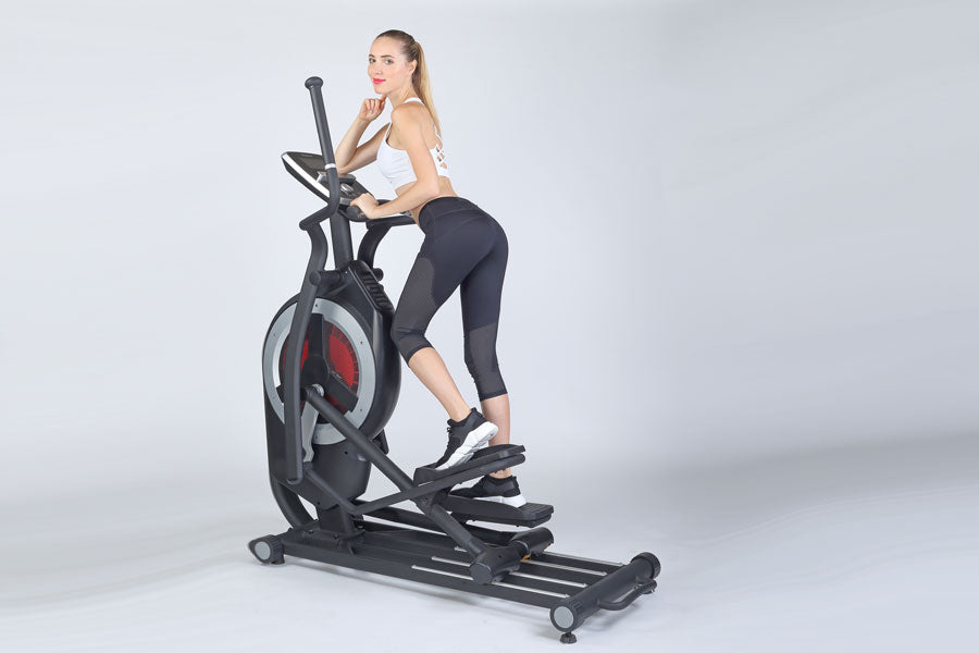 California Fitness EM20 Elliptical Machine - Low Impact Cardio Trainer for Home Gym | Perfect for Small Spaces & Apartment Workouts