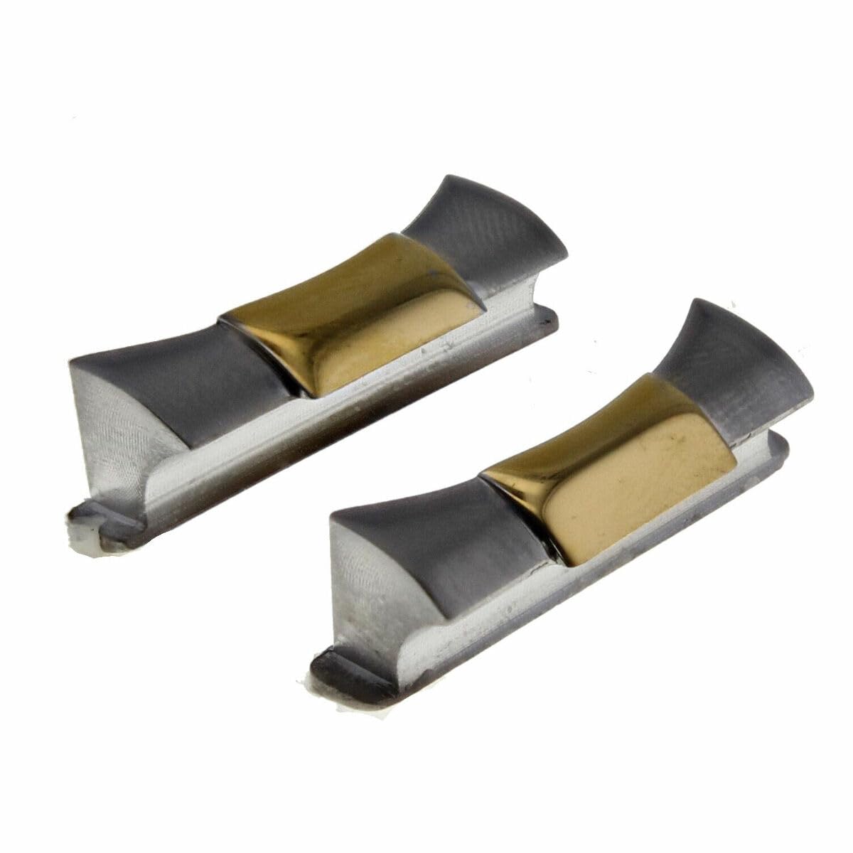 18K Gold Stainless Steel Custom Watch Band Strap End Link - Compatible with Rolex Submariner, Daytona & GMT II - Luxury Replacement for Watch Repair & Style Upgrade