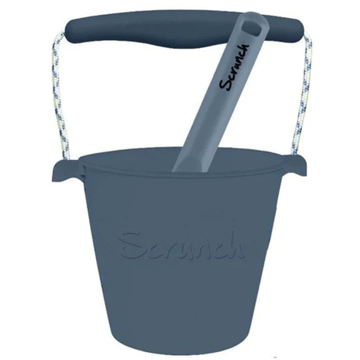 Scrunch Bucket Hat French Navy - Stylish & Adjustable Sun Hat for Women & Men - Perfect for Beach, Hiking, and Outdoor Activities