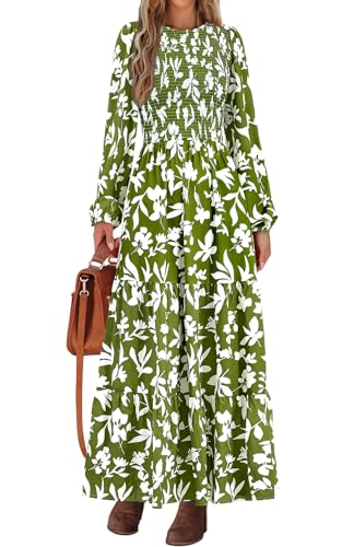 Army Green White Flower
