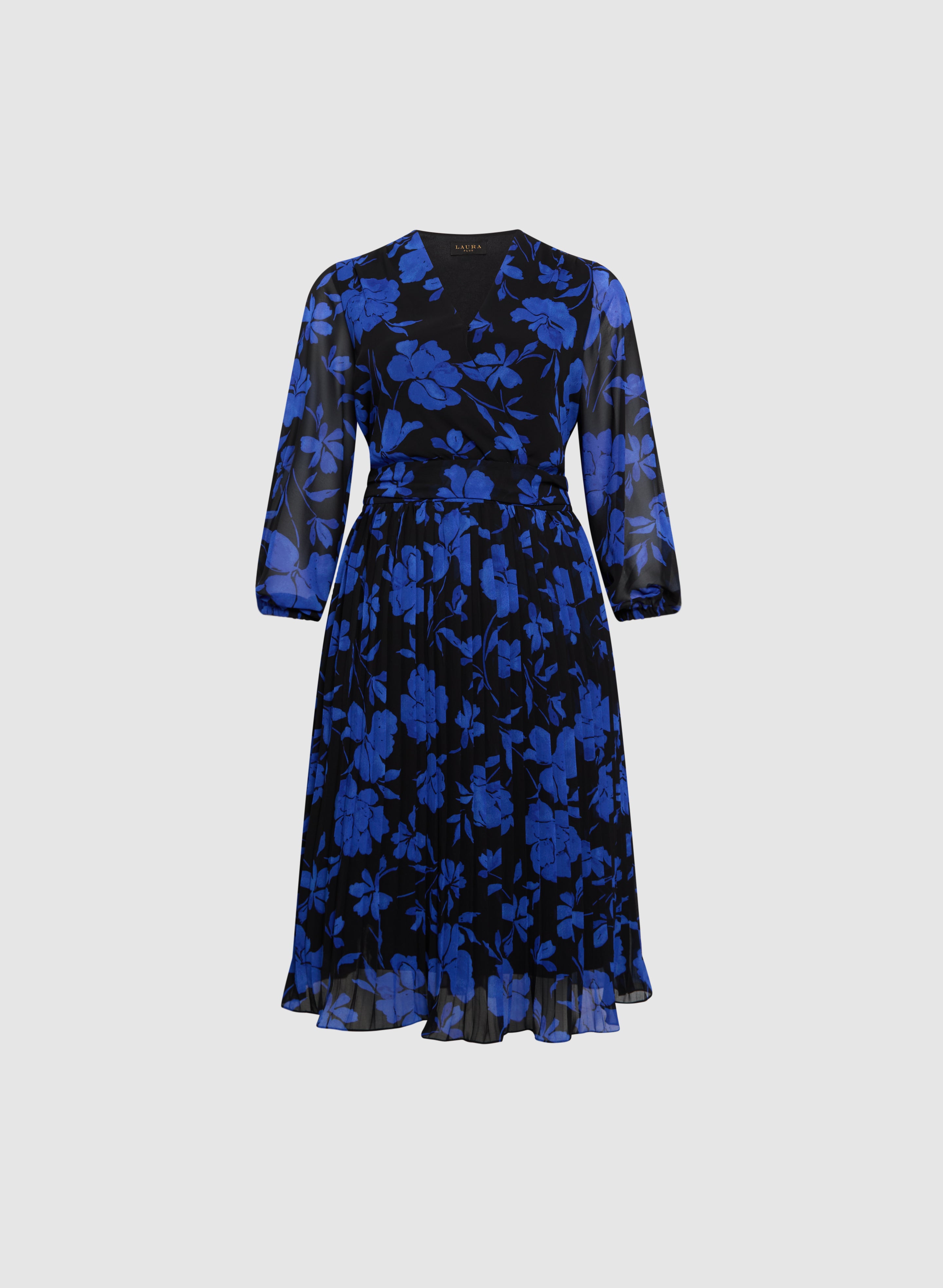 Floral Print Midi Dress for Women - Summer Boho Flowy Dress with Pockets - Perfect for Beach Vacation, Garden Party & Date Night