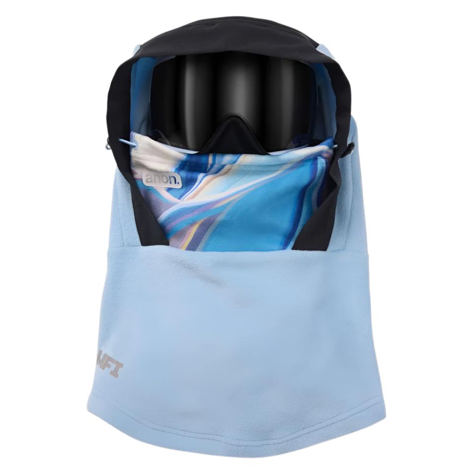 Anon MFI Certified Fleece Helmet Hood - Winter Ski & Snowboard Face Mask for Cold Weather Protection (2025 Model) - Perfect for Skiing, Snowboarding & Outdoor Winter Activities