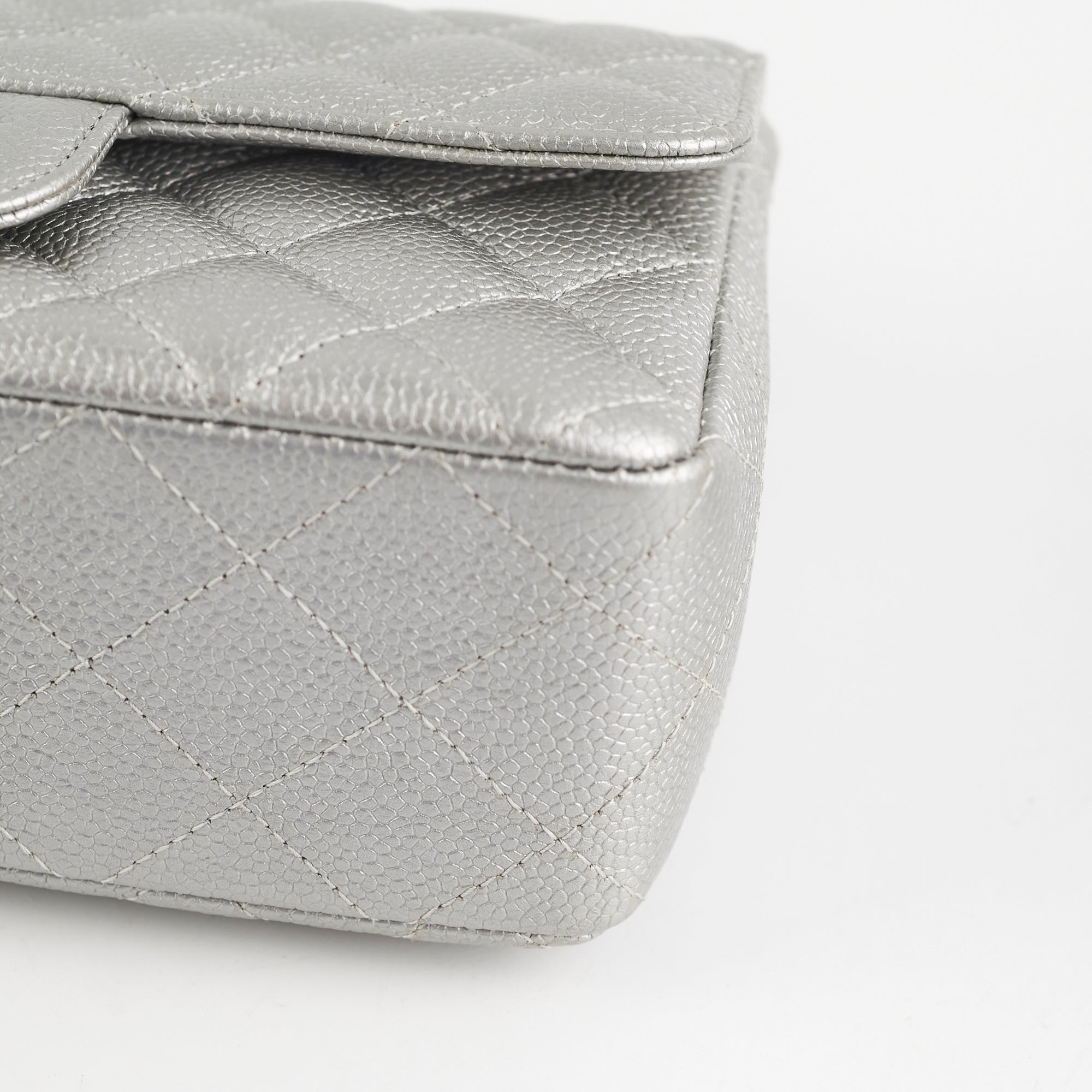 Chanel Mini Rectangular Caviar Silver Handbag - Luxury Designer Crossbody Bag for Women | Perfect for Evening Parties, Date Nights & Special Occasions