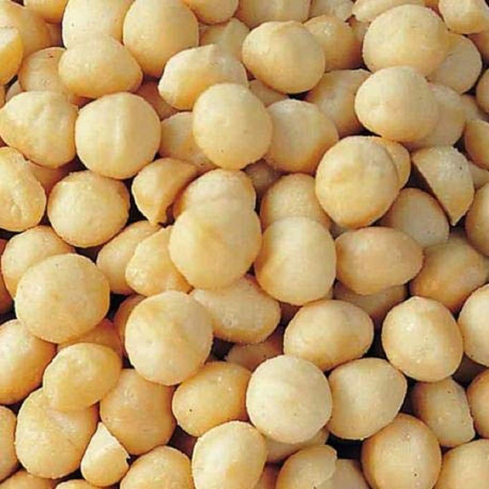 Premium Dry Roasted Macadamia Nuts Unsalted (1 Lb) | Oven Roasted Without Oil | Vegan, Keto & Paleo Friendly | Small Batch Baked for Maximum Freshness | Farm Fresh Nuts Brand | Perfect for Snacking, Baking & Healthy Gift Giving