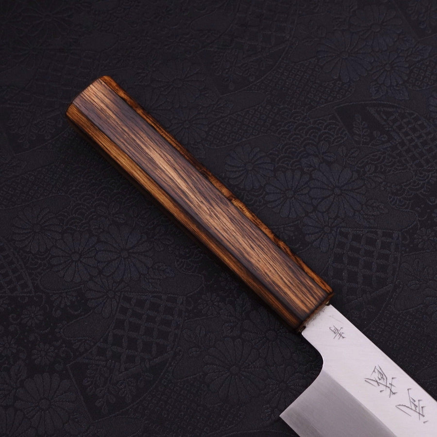 Premium Japanese Usuba Knife - Blue Steel #2 Kasumi Sumi Urushi Handle 210mm - Ideal for Sushi, Vegetables & Precision Cutting