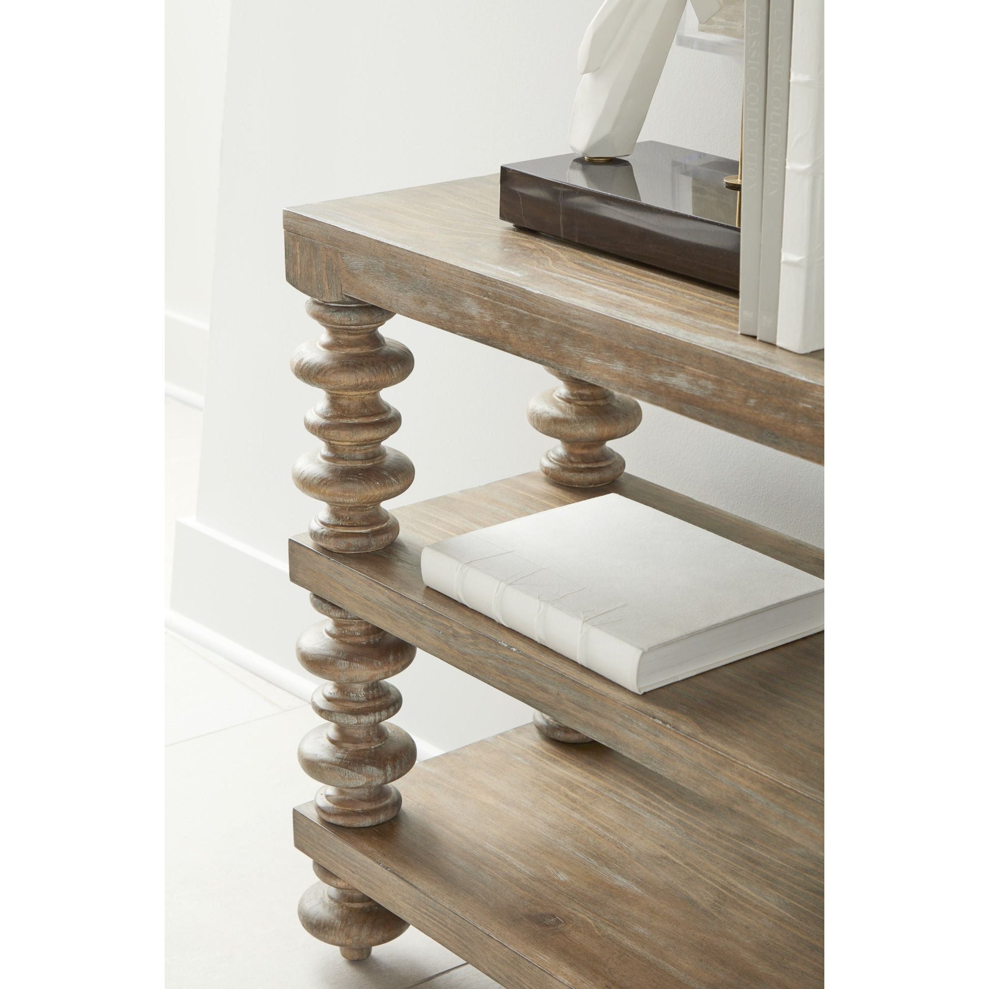 Elegant Brown Architrave Console Table - Perfect for Entryway, Living Room, or Hallway Decor